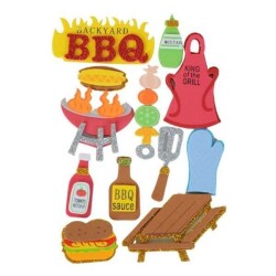 3D Eva Sticker Barbekü - Bu Bu