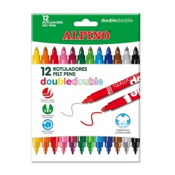 Alpino Keçeli Kalem 12 Renk Çift Taraflı Ar-002013 - Alpino