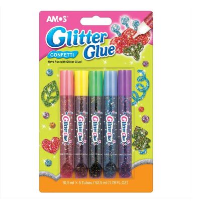 Amos Simli Yapıştırıcı Confetti 10.5Ml 5Li - 1