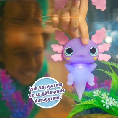 Animagic Işıldayan Axolotl Mor - 3