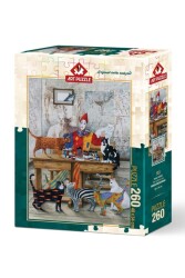 Art Puzzle Renkli Kediler 260 Parça Puzzle - Art Puzzle