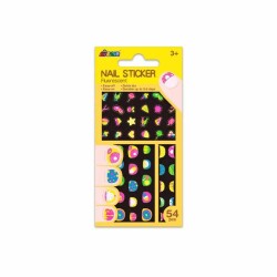 Avenir Floresan Tırnak Çıkartmaları - Cookie - Avenir