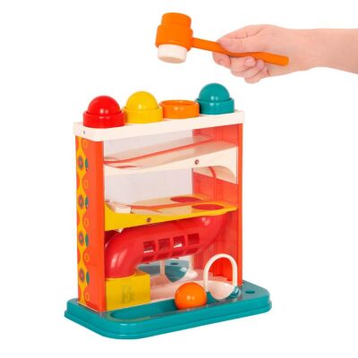 B Toys Çılgın Top Turuncu 1 Yaş Üzeri Whacky Ball - 3