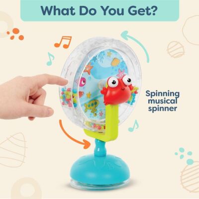 B Toys Müzikal Dönme Dolap Vakumlu 6 Ay Üzeri - 4