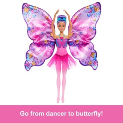 Barbie Kelebek Dansçı Bebek HXJ10 - 6