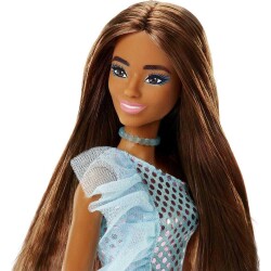 Barbie Pırıltılı Bebek Mavi Puantiyeli - 3