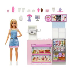 Barbie'nin Kahve Dükkanı Oyun Seti HXN94 - 4