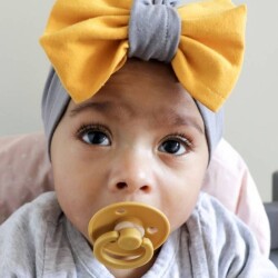 Bibs Doğal Kauçuk Emzik Mustard 6-18 Ay - Bibs