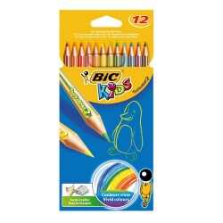 Bic Kuru Boya Kalemi Tam Boy 12li Tropicolors - Bic