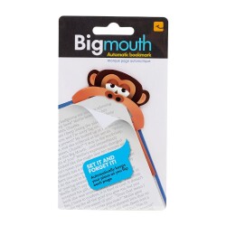 Bigmouth Bookmark Monkey - Kocaağız Kitap Ayracı Maymun - Thinking Gifts