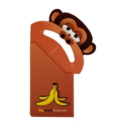 Bigmouth Bookmark Monkey - Kocaağız Kitap Ayracı Maymun - 2