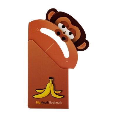 Bigmouth Bookmark Monkey - Kocaağız Kitap Ayracı Maymun - 2