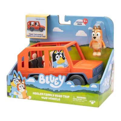 Bluey 4x4 Büyük Araç ve Chilli Figür Set - 1
