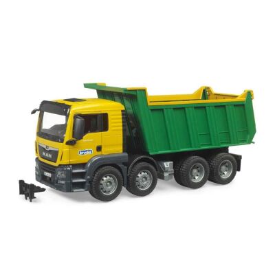 Bruder Man Tgs Damperli Kamyon Sarı-Yeşil - 1