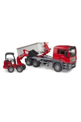 Bruder Man Tgs Damperli Kamyon & Schaffer Yükleyici - 2