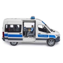 Bruder MB Sprinter Polis Minibüsü Figür ve Aksesuarları - 3