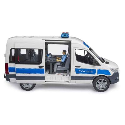 Bruder MB Sprinter Polis Minibüsü Figür ve Aksesuarları - 3