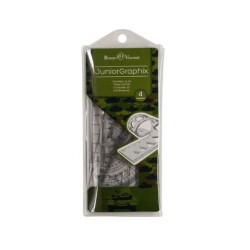 Bruno Visconti Cetvel Seti 4 Parça 15 Cm Flexible Measuring 45-0022 01 - Bruno Visconti