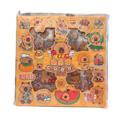 Capy Bara Sticker Set - 4