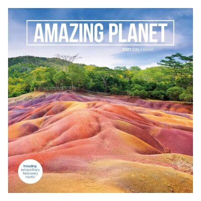 Carousel Calendars Amazing Planet 2027 Aylık Duvar Takvimi - 1