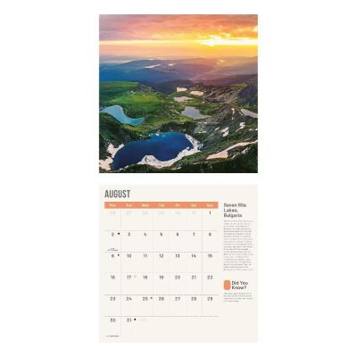 Carousel Calendars Amazing Planet 2027 Aylık Duvar Takvimi - 4