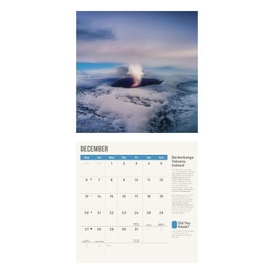 Carousel Calendars Amazing Planet 2027 Aylık Duvar Takvimi - 5
