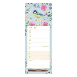 Carousel Calendars Aurelia Blue Tit 2027 Mıknatıslı Haftalık Buzdolabı Takvimi - 4