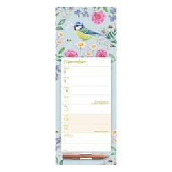 Carousel Calendars Aurelia Blue Tit 2027 Mıknatıslı Haftalık Buzdolabı Takvimi - 5