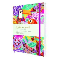Carousel Calendars Car Pintos Birds, Butterflies & Flowers A5 Çizgili Sert Kapak Defter - Carousel Calendars