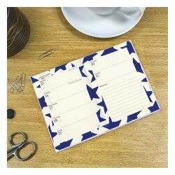Carousel Calendars Emma Bridgewater Blue Star A6 2027 Haftalık Ajanda - 2