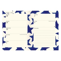 Carousel Calendars Emma Bridgewater Blue Star A6 2027 Haftalık Ajanda - 4