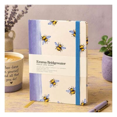 Carousel Calendars Emma Bridgewater Bumblebee Arılı A5 Çizgili Sert Kapak Defter - 2