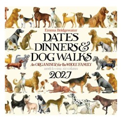 Carousel Calendars Emma Bridgewater Dates, Dinners & Dog Walks 2027 Haftalık Aile Planlayıcısı - Carousel Calendars