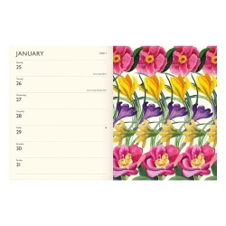 Carousel Calendars Emma Bridgewater Flowers Deluxe 2027 Sert Kapak Haftalık Ajanda - 3