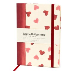 Carousel Calendars Emma Bridgewater Pink Hearts A5 Çizgili Sert Kapak Defter - Carousel Calendars