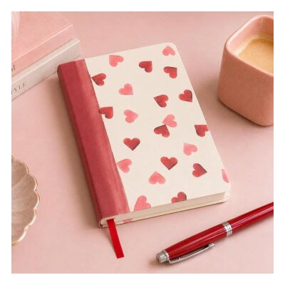 Carousel Calendars Emma Bridgewater Pink Hearts A5 Çizgili Sert Kapak Defter - 4