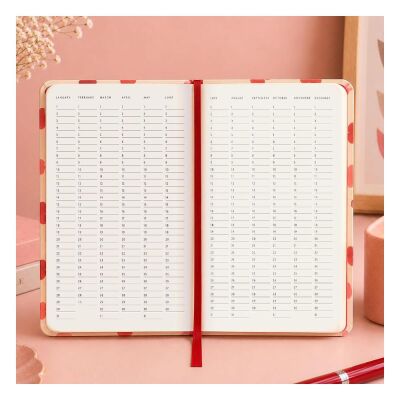 Carousel Calendars Emma Bridgewater Pink Hearts A5 Çizgili Sert Kapak Defter - 5