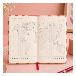 Carousel Calendars Emma Bridgewater Pink Hearts A5 Çizgili Sert Kapak Defter - 6