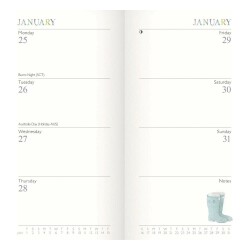 Carousel Calendars Garden Days 2027 Slim Haftalık Ajanda - 5