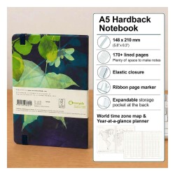 Carousel Calendars National Trust Illustrated A5 Çizgili Sert Kapak Defter - 7