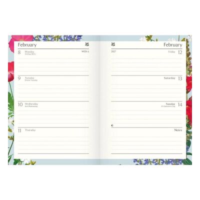 Carousel Calendars National Trust Illustrated A6 2027 Haftalık Ajanda - 3