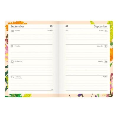 Carousel Calendars National Trust Illustrated A6 2027 Haftalık Ajanda - 4