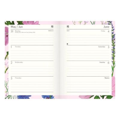 Carousel Calendars National Trust Illustrated A6 2027 Haftalık Ajanda - 5