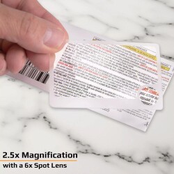 Carson 6X Spot Lensli 2.5X Cep Büyüteci 2'Li Paket - 5