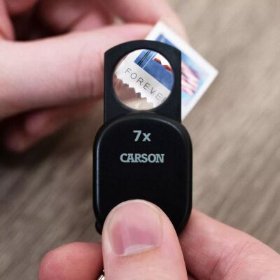 Carson Bas Çıkar 7X Büyüteç Anahtarlık - 7