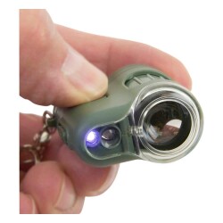 Carson LED ve UV Işıklı Cep Mikroskobu 20x Yeşil - 4