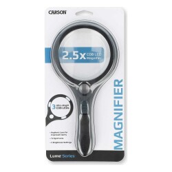 Carson Lumé 2.5X Asferik Cob Ledli Büyüteç (7X Spot Lensli) - 3.5inç - Carson