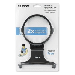Carson Magnifree Hands-Free 2X Büyüteç (3.5X Spot Lensli) - 4.3 inç - Carson