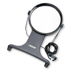 Carson Magnifree Hands-Free 2X Büyüteç (3.5X Spot Lensli) - 4.3 inç - 4