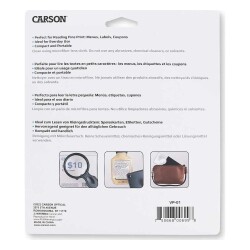 Carson Üçü Birarada Set 3X El +3X ve 2.5X Korumalı Cep Büyüteçleri - 5